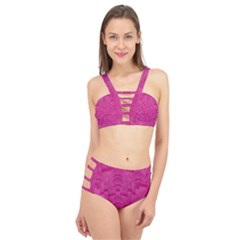 Love To One Color To Love Cage Up Bikini Set by pepitasart