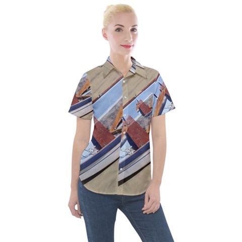 Balboa 1 2 Women s Short Sleeve Pocket Shirt by bestdesignintheworld