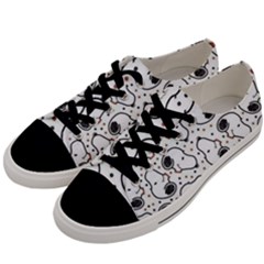 Dog Pattern Men s Low Top Canvas Sneakers by Vaneshart