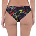 Random Paint Splats Background Reversible Hipster Bikini Bottoms View4