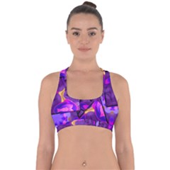 Background Wallpaper Flower Cross Back Hipster Bikini Top  by Vaneshart