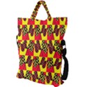 Race Flag Fold Over Handle Tote Bag View2
