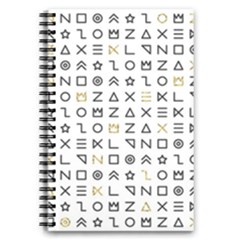 Memphis Seamless Patterns 5 5  X 8 5  Notebook by Vaneshart