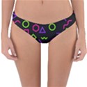 Geometric Seamless Pattern Reversible Hipster Bikini Bottoms View1