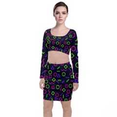 Geometric Seamless Pattern Top And Skirt Sets by Vaneshart