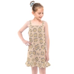 Leopard Print Kids  Overall Dress by Sobalvarro
