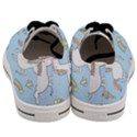 Unicorn Seamless Pattern Background Vector Men s Low Top Canvas Sneakers View4