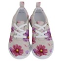 Vector Hand Drawn Cosmos Flower Pattern Running Shoes View1