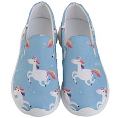 Unicorn Seamless Pattern Background Vector (2) Men s Lightweight Slip Ons by Sobalvarro