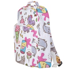 Set Kawaii Doodles Double Compartment Backpack by Vaneshart