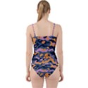 Camouflage Background Textile Uniform Seamless Pattern Cut Out Top Tankini Set View2