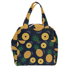 Seamless Pattern Pineapple Pattern Boxy Hand Bag by Vaneshart