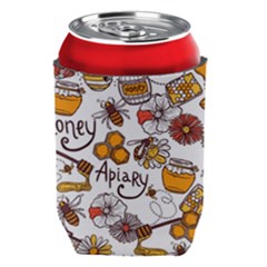 Honey Seamless Pattern Can Holder by Vaneshart