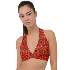 Nr 11 Halter Plunge Bikini Top by ArtworkByPatrick