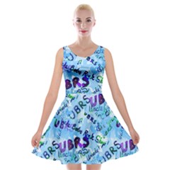 Ubrs Velvet Skater Dress by Rokinart
