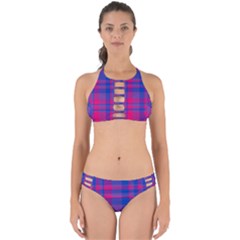 Bisexual Plaid Perfectly Cut Out Bikini Set by NanaLeonti