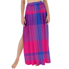 Bisexual Plaid Maxi Chiffon Tie-up Sarong by NanaLeonti