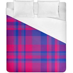 Bisexual Plaid Duvet Cover (california King Size) by NanaLeonti