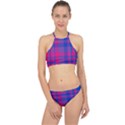 Bisexualplaid Racer Front Bikini Set View1