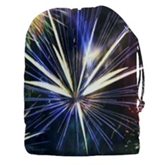 Fireworks Rocket Night Lights Drawstring Pouch (3xl) by HermanTelo