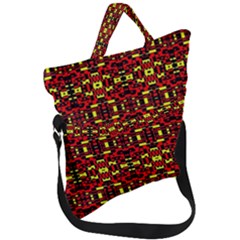 Rby 62 Fold Over Handle Tote Bag by ArtworkByPatrick