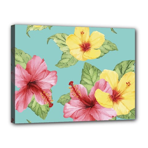 Hibiscus Canvas 16  X 12  (stretched) by Sobalvarro