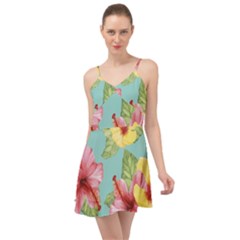 Hibiscus Summer Time Chiffon Dress by Sobalvarro