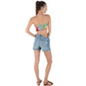 Hibiscus Woven Tie Front Bralet View2