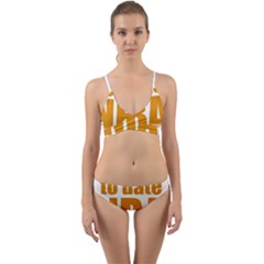 Mingas 3 Gal Fridae 12 Wrap Around Bikini Set by jackhipfaculty