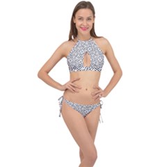 I See Spots Cross Front Halter Bikini Set by VeataAtticus