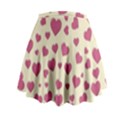 Flat Love Symbol Pattern Mini Flare Skirt View2