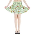 Pine Cone Pattern Autumn Mini Flare Skirt View3