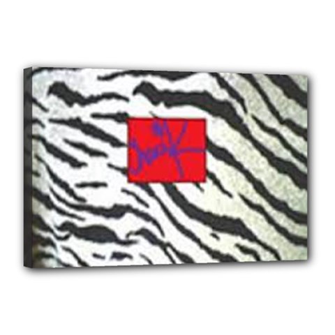 Striped By Traci K Canvas 18  X 12  (stretched) by tracikcollection