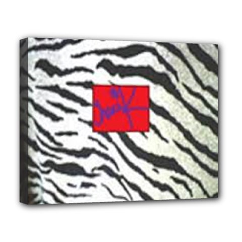 Striped By Traci K Deluxe Canvas 20  X 16  (stretched) by tracikcollection