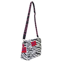 Striped By Traci K Shoulder Bag With Back Zipper by tracikcollection