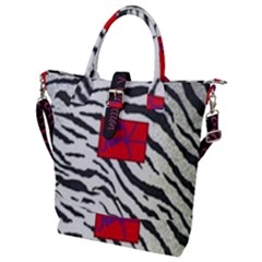 Striped By Traci K Buckle Top Tote Bag by tracikcollection