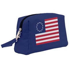Betsy Ross Flag Usa America United States 1777 Thirteen Colonies Maga  Wristlet Pouch Bag (large) by snek