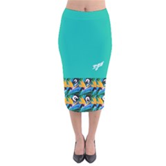 Ljp Velvet Midi Pencil Skirt by Ladyjpstyles07