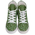 Pepe the Frog Face pattern Green Kekistan meme Men s Hi-Top Skate Sneakers View1
