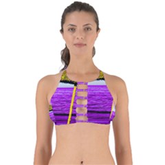 Pop Art Beach Umbrella Perfectly Cut Out Bikini Top by essentialimage