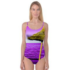 Pop Art Beach Umbrella Camisole Leotard  by essentialimage