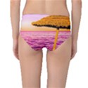 Pop Art Beach Umbrella  Mid-Waist Bikini Bottoms View2