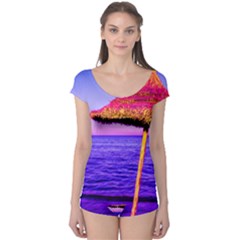 Pop Art Beach Umbrella  Boyleg Leotard  by essentialimage