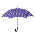 Purple  White  Abstract Pattern Hook Handle Umbrellas (Small) View3