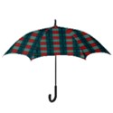 Pattern Texture Plaid Hook Handle Umbrellas (Medium) View3