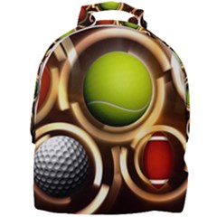 Sport Ball Tennis Golf Football Mini Full Print Backpack by HermanTelo