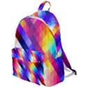 Abstract Blue Background Colorful Pattern The Plain Backpack View1