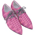Pink Women s Pointed Oxford Shoes View3