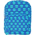 Pattern Graphic Background Image Blue Full Print Backpack View1