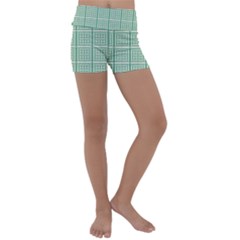 Background Digital Texture Kids  Lightweight Velour Yoga Shorts by HermanTelo
